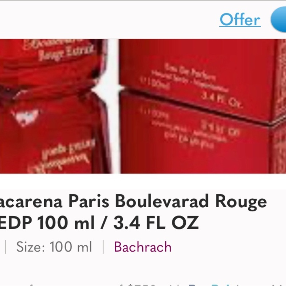 🌹 Macarena Paris perfume 🌹Boulevard Rouge Extrait. Eau De Parfumerie - Picture 4 of 4